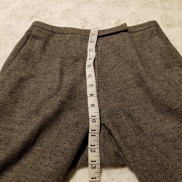 Ann Taylor Pants Career Suit Set Womens Size 2 Gray Wool Silk Blend - Picture 5 of 10